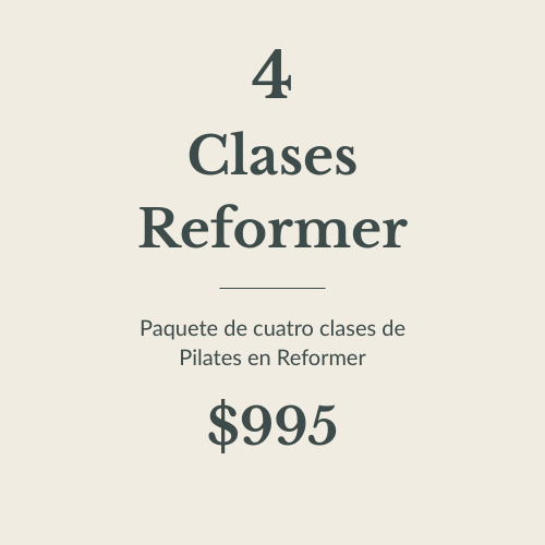 4 Reformer Clases