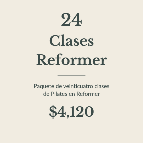 24 Reformer Clases